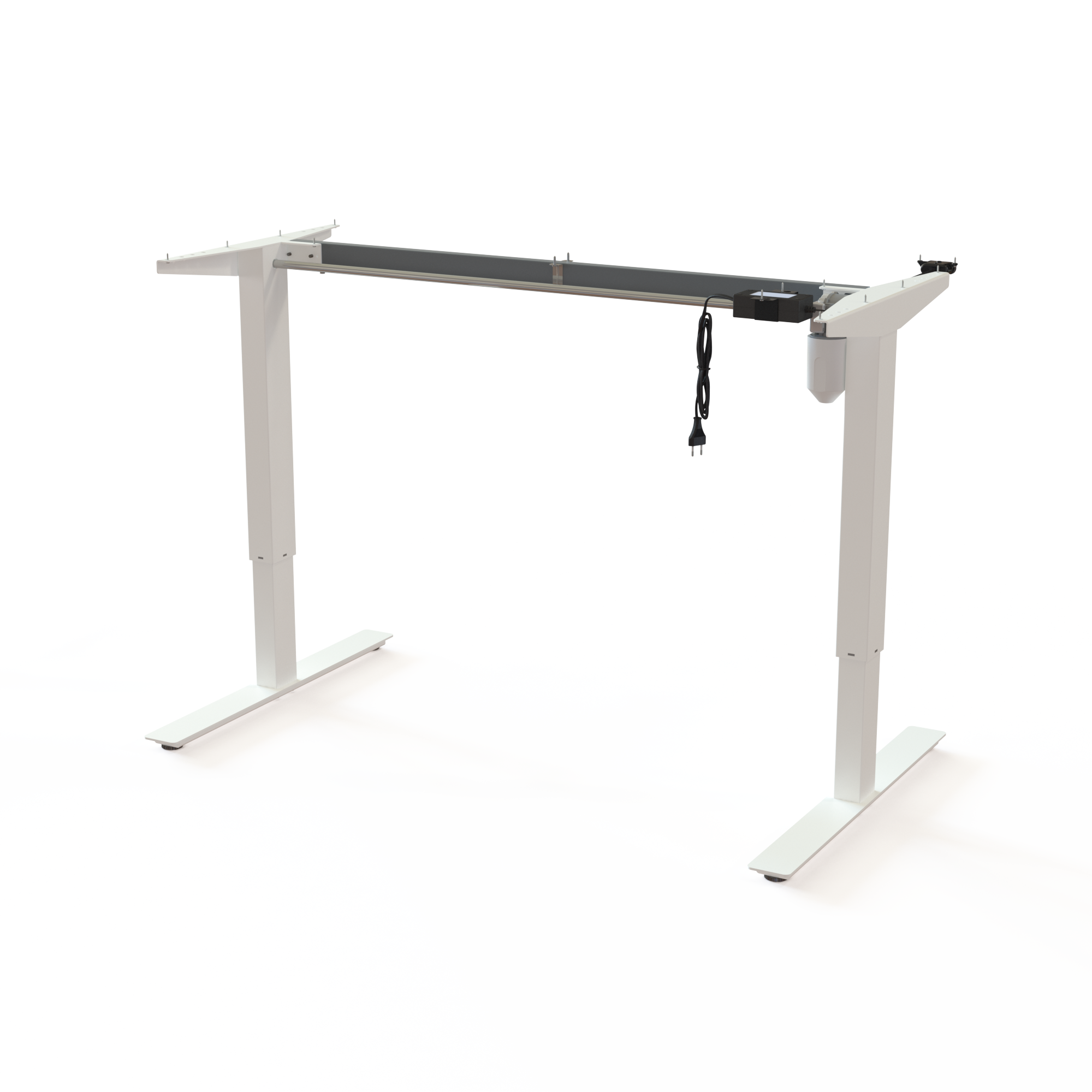 Electric Desk FrameElectric Desk Frame | WidthWidth 129 cmcm | White