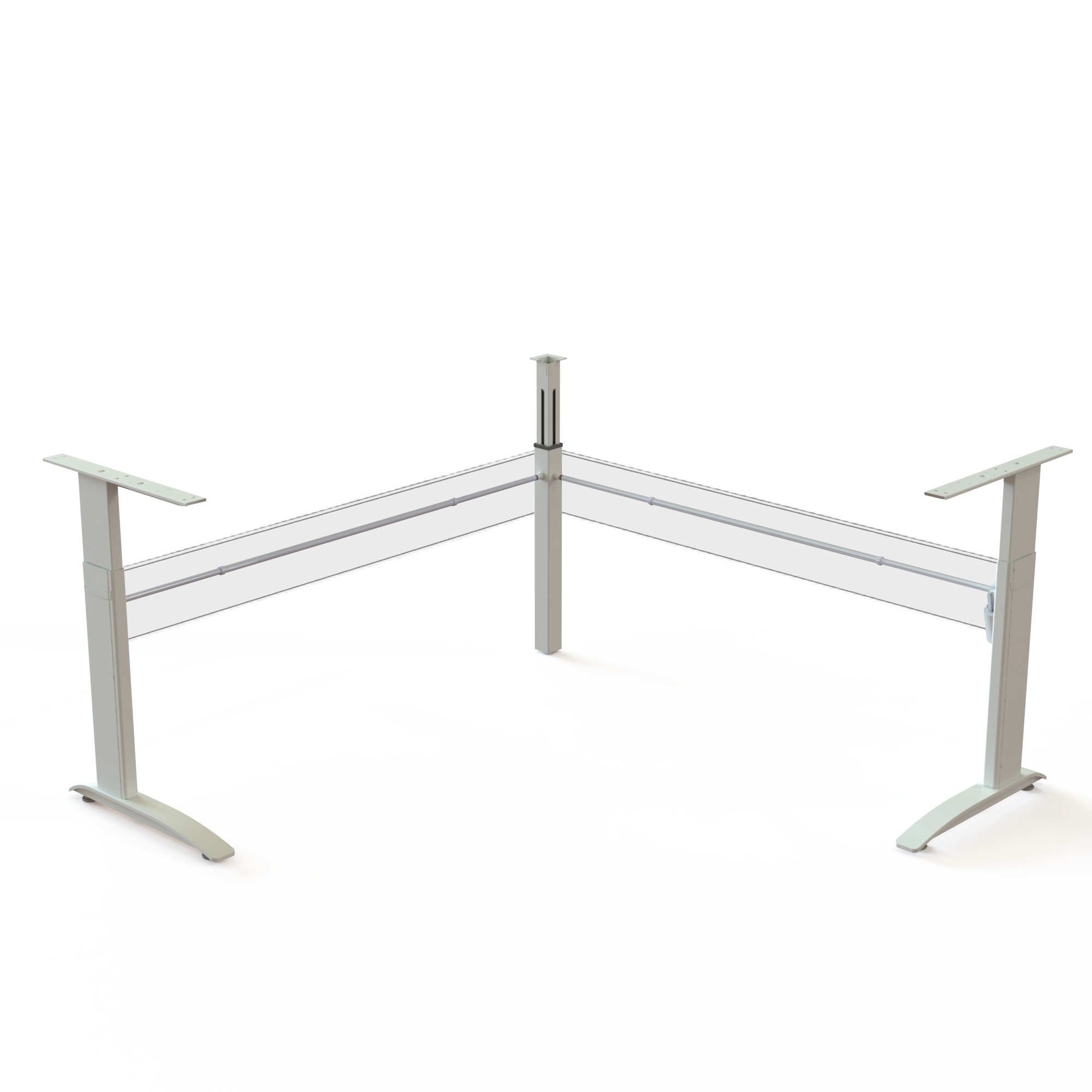 Series 501-15, 3 Legged, White